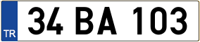Truck License Plate